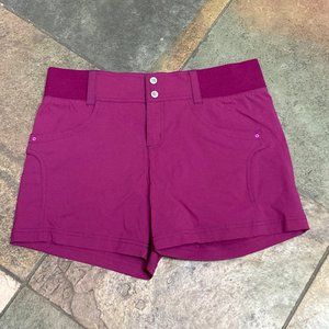 1122 Title Nine Size 8 Fuchsia Purple 4 Pocket Quick Dry CLAMBERShorts #110970